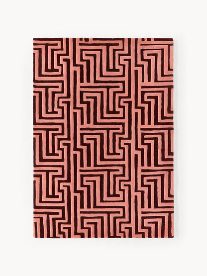 Monty Rug in Wool, Hand-Tufted, with Raised High-Low Texture