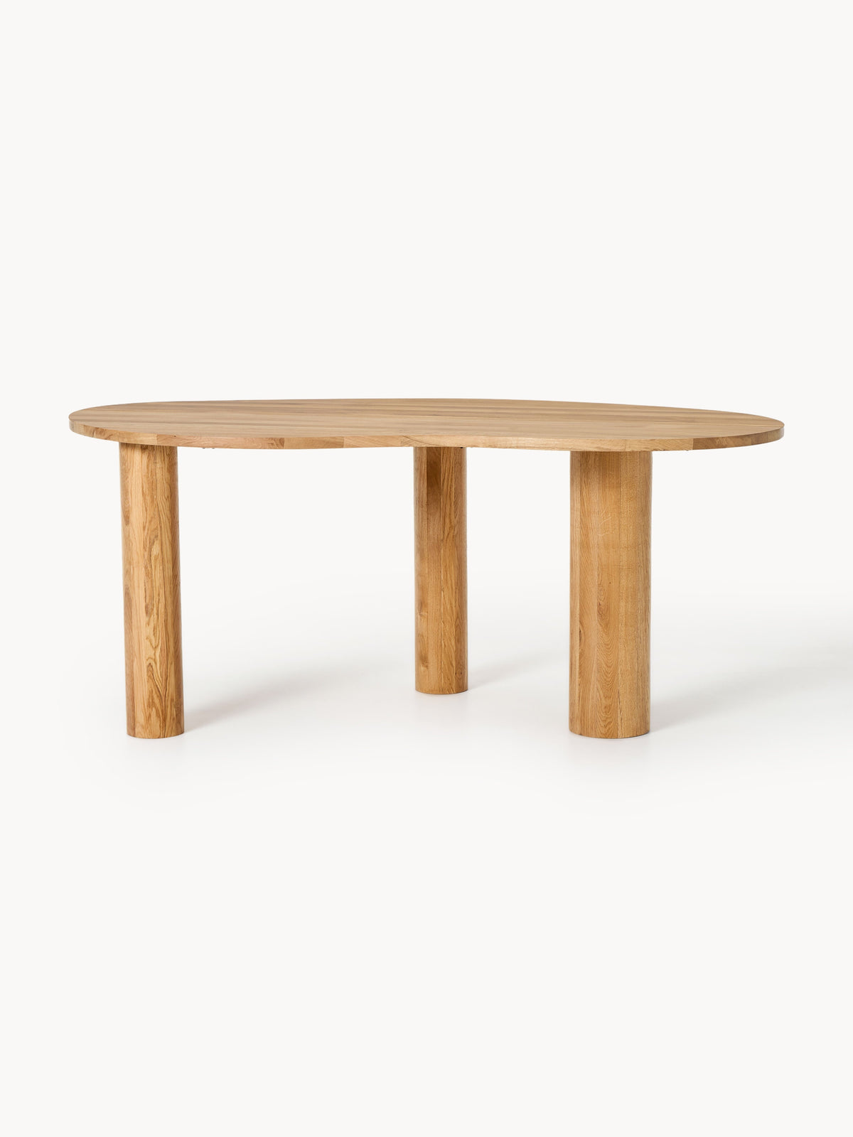 Naruto Organic-Shaped Dining Table in Oak, in Various Sizes