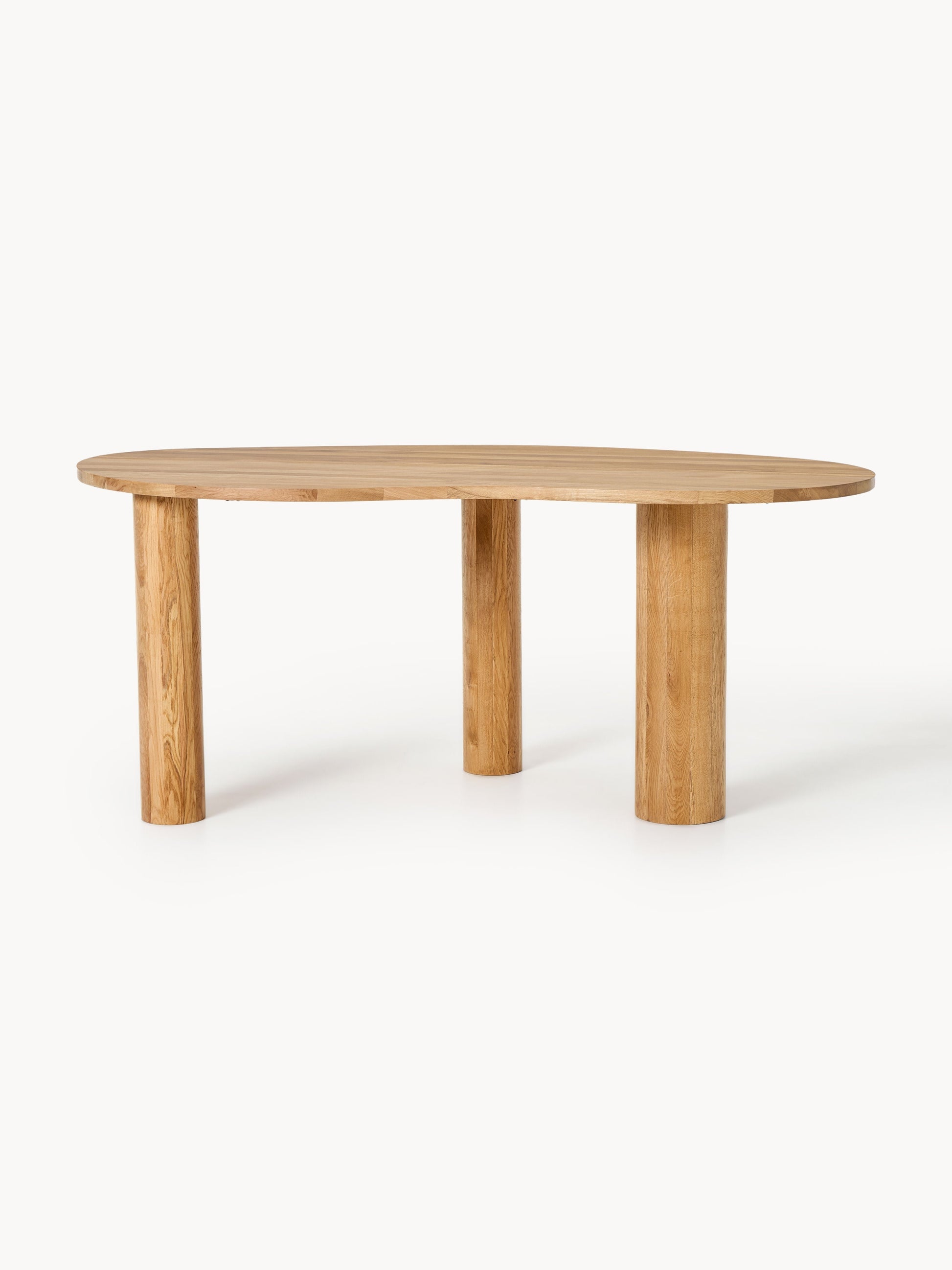 Naruto Organic-Shaped Dining Table in Oak, in Various Sizes
