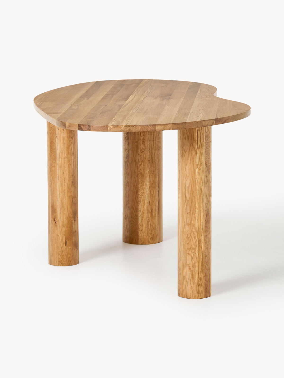 Naruto Organic-Shaped Dining Table in Oak, in Various Sizes