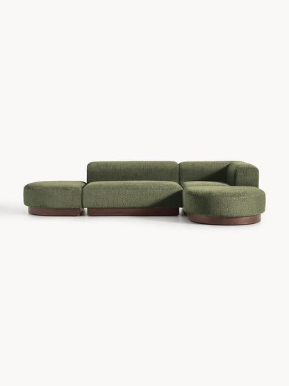 Natalie Corner Sofa in Teddy Bouclé, Modular