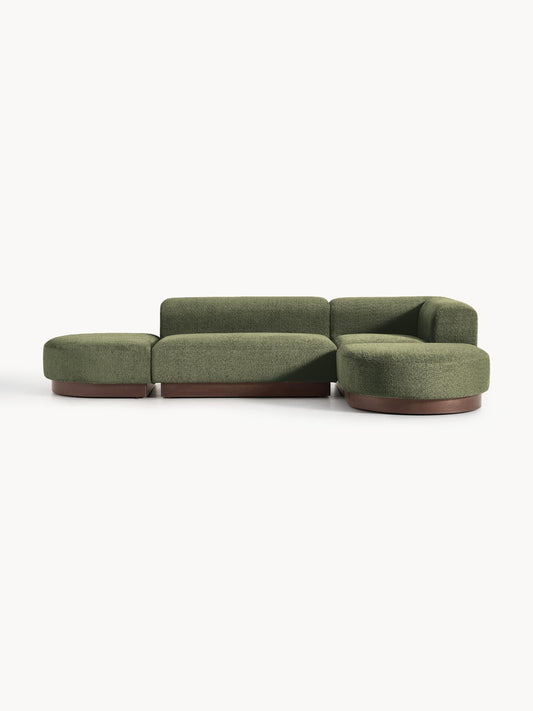 Natalie Corner Sofa in Teddy Bouclé, Modular