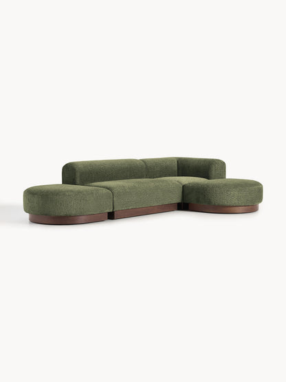 Natalie Corner Sofa in Teddy Bouclé, Modular