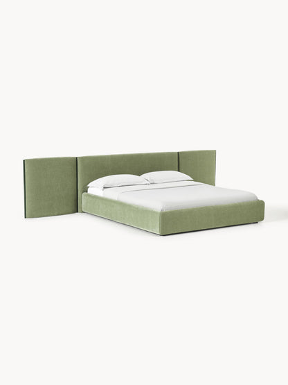 Otis Folding-Headboard Upholstered Bed
