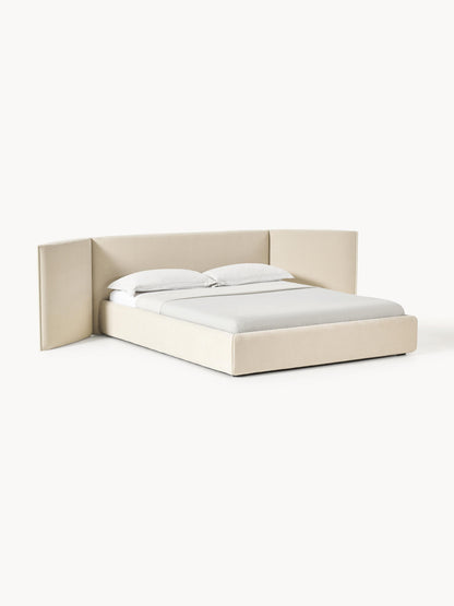 Otis Folding-Headboard Upholstered Bed