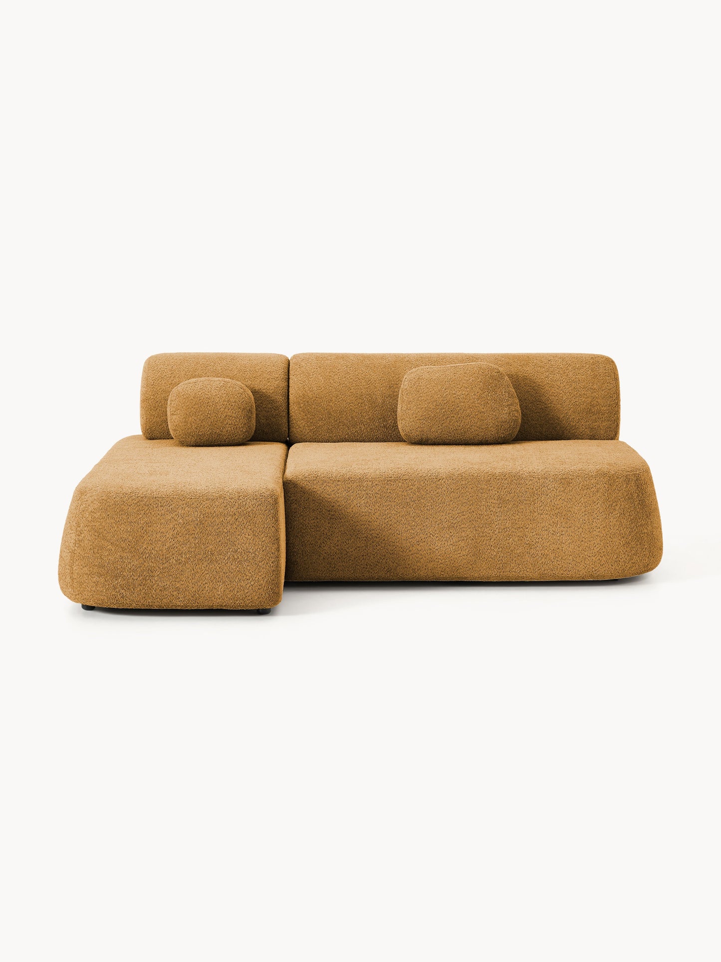 Pao Storage Sofa Bed in Teddy Bouclé