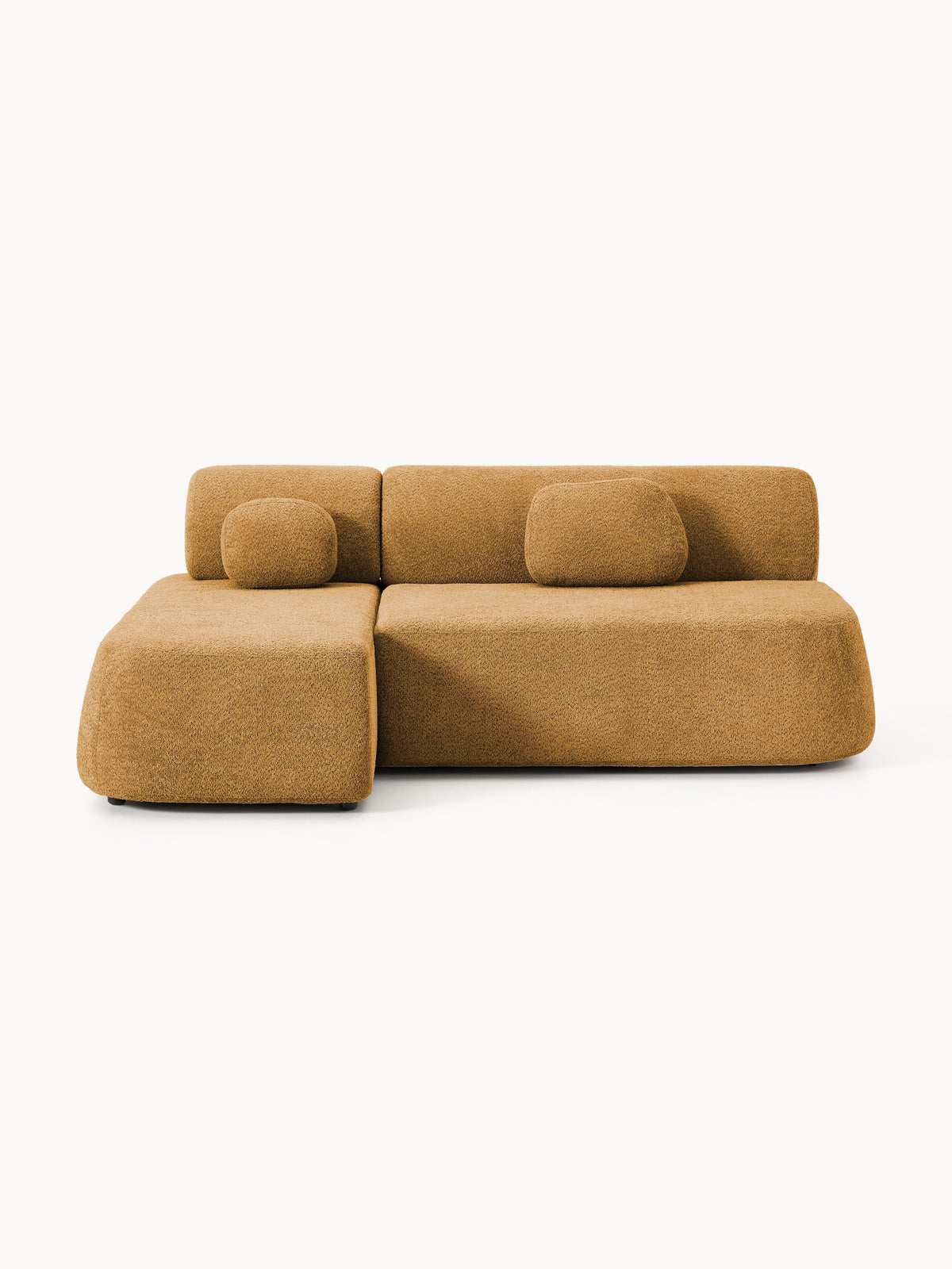 Pao Storage Sofa Bed in Teddy Bouclé