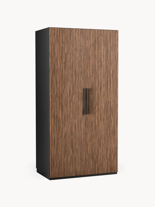 Simone Hinged-Door Modular Wardrobe in Various Sizes, 100 cm Wide