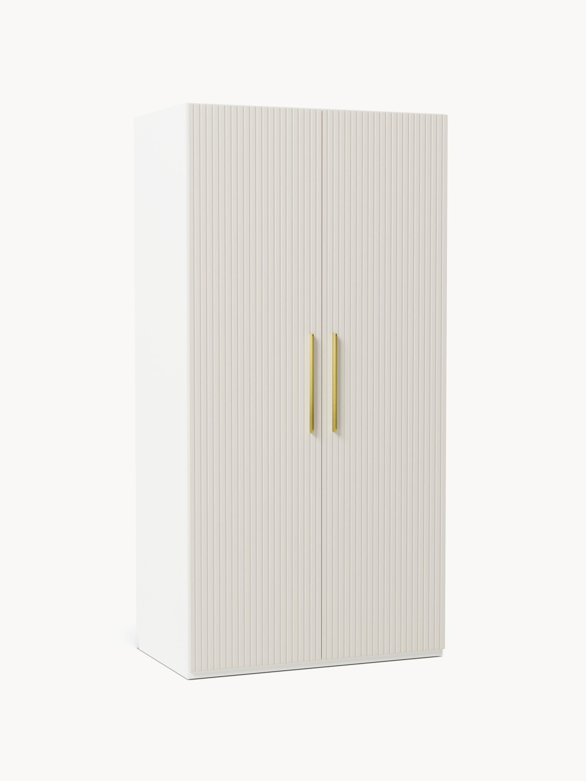 Simone Hinged-Door Modular Wardrobe in Various Sizes, 100 cm Wide