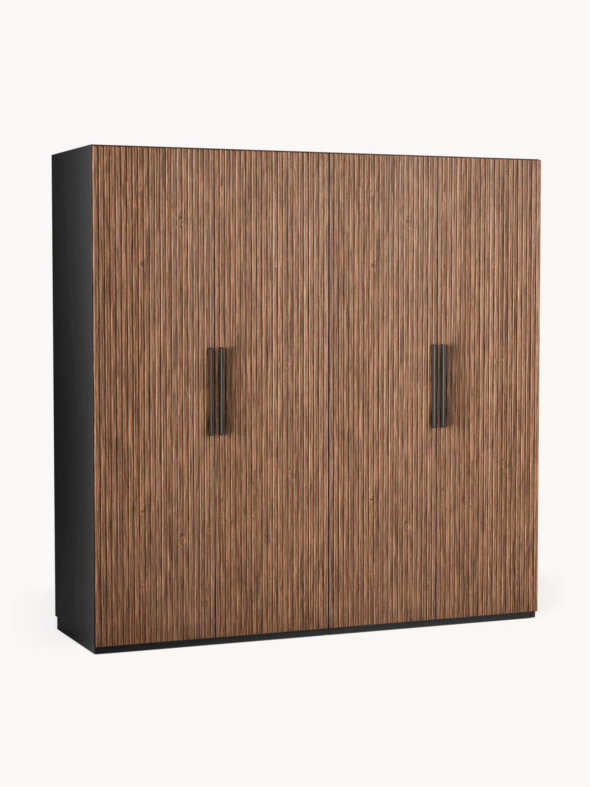 Simone Hinged-Door Modular Wardrobe in Various Sizes, 200 cm Wide