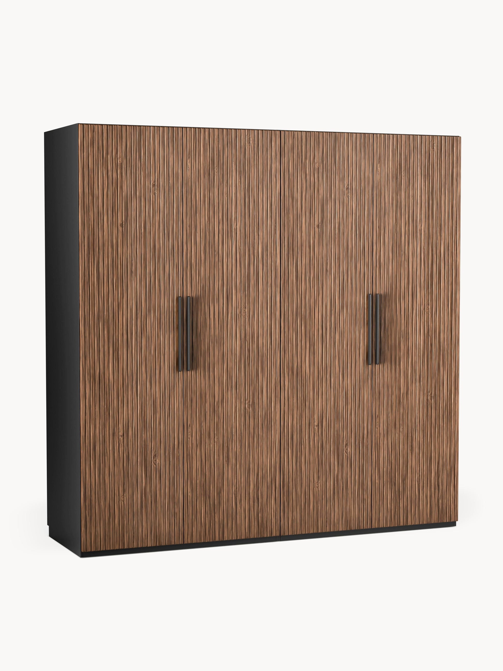 Simone Hinged-Door Modular Wardrobe in Various Sizes, 200 cm Wide