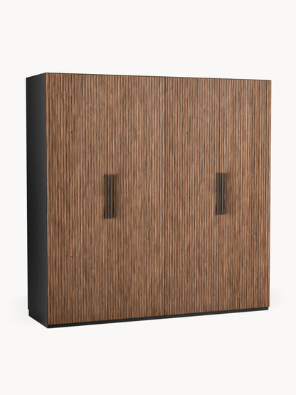 Simone Hinged-Door Modular Wardrobe in Various Sizes, 200 cm Wide