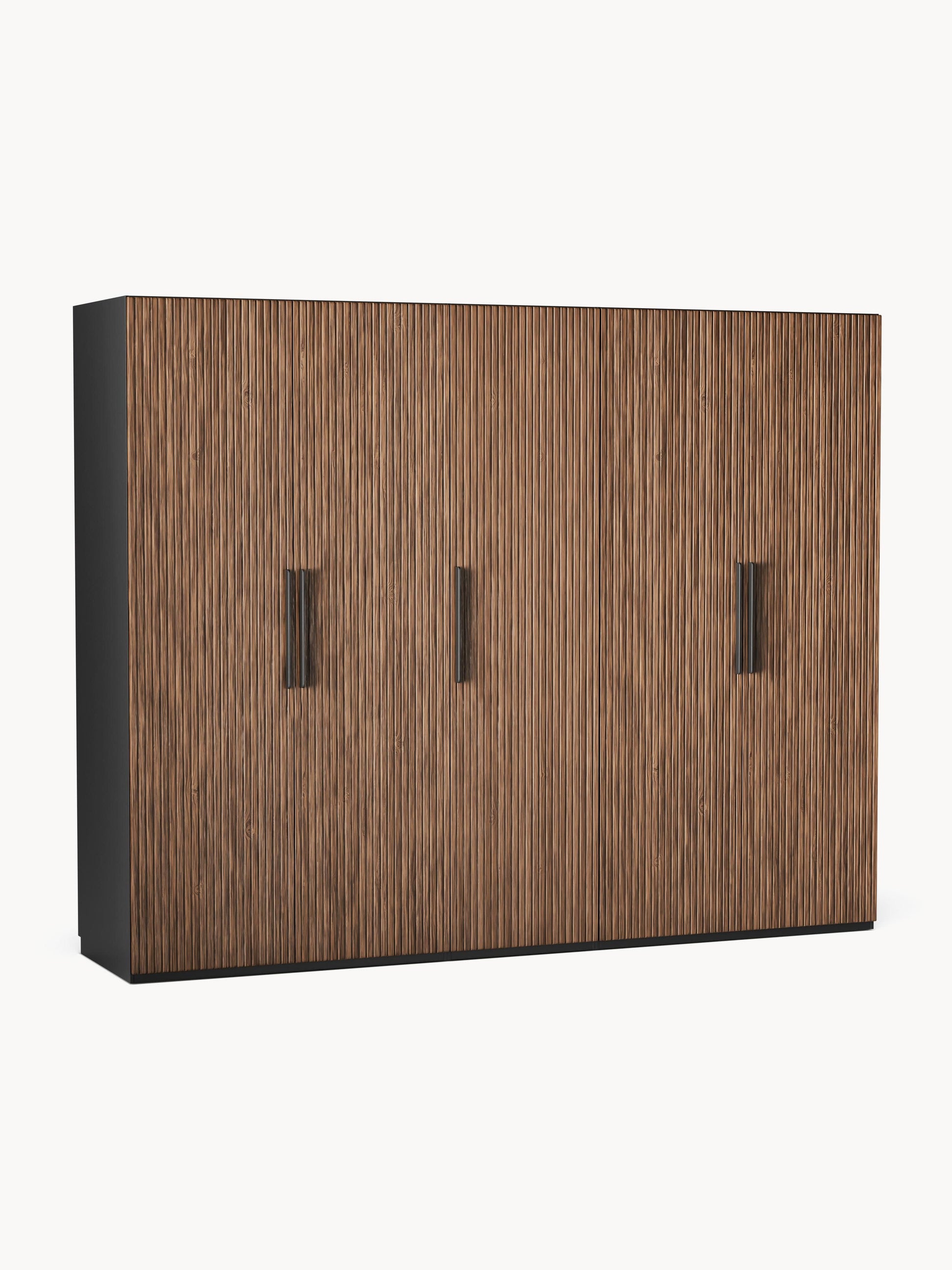 Simone Hinged-Door Modular Wardrobe in Various Sizes, 250 cm Wide