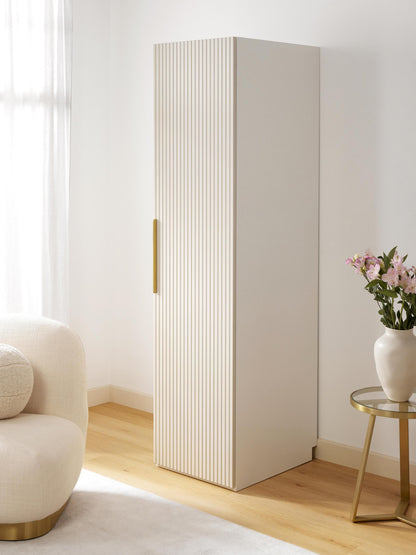 Simone Hinged-Door Modular Wardrobe in Various Sizes, 50 cm Wide