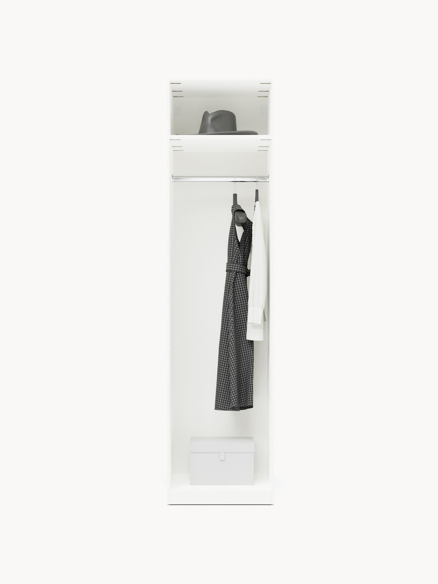 Simone Hinged-Door Modular Wardrobe in Various Sizes, 50 cm Wide