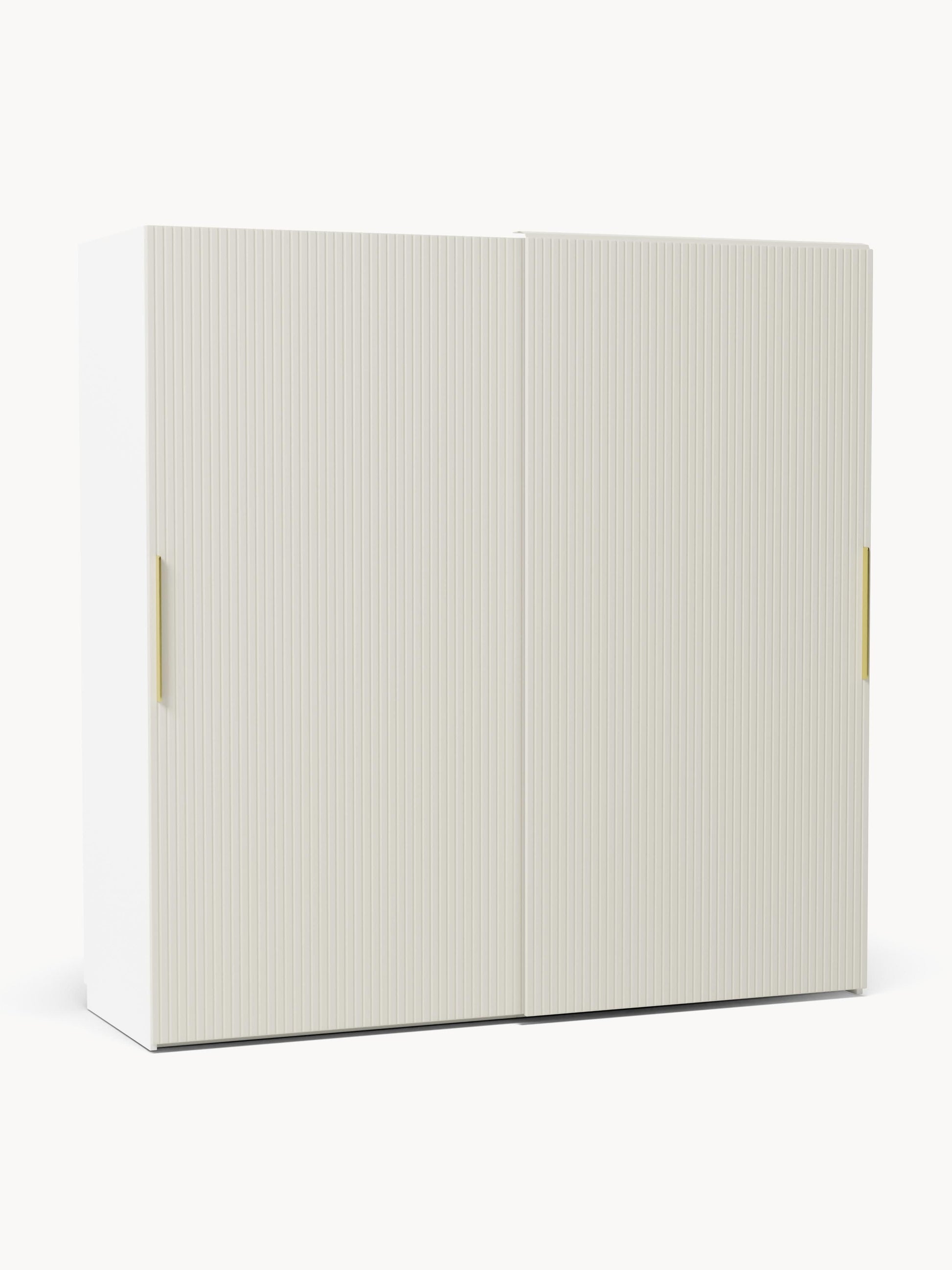 Simone Sliding-Door Modular Wardrobe in Various Sizes, 200 cm Wide