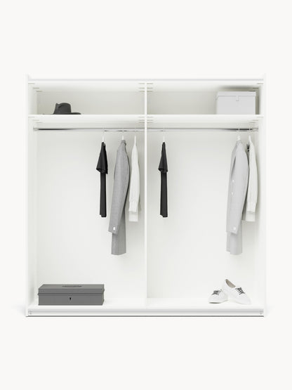 Simone Sliding-Door Modular Wardrobe in Various Sizes, 200 cm Wide