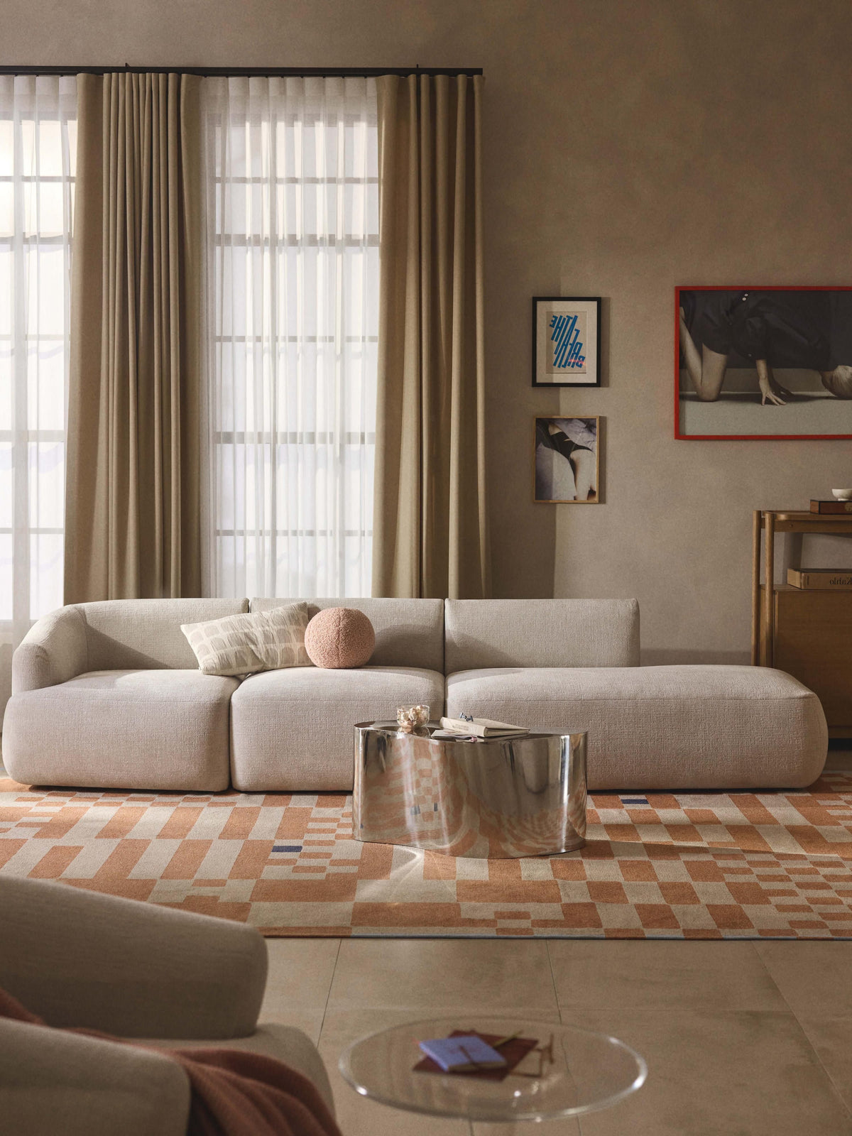 Sofia 2-Seater Modular Chaise
