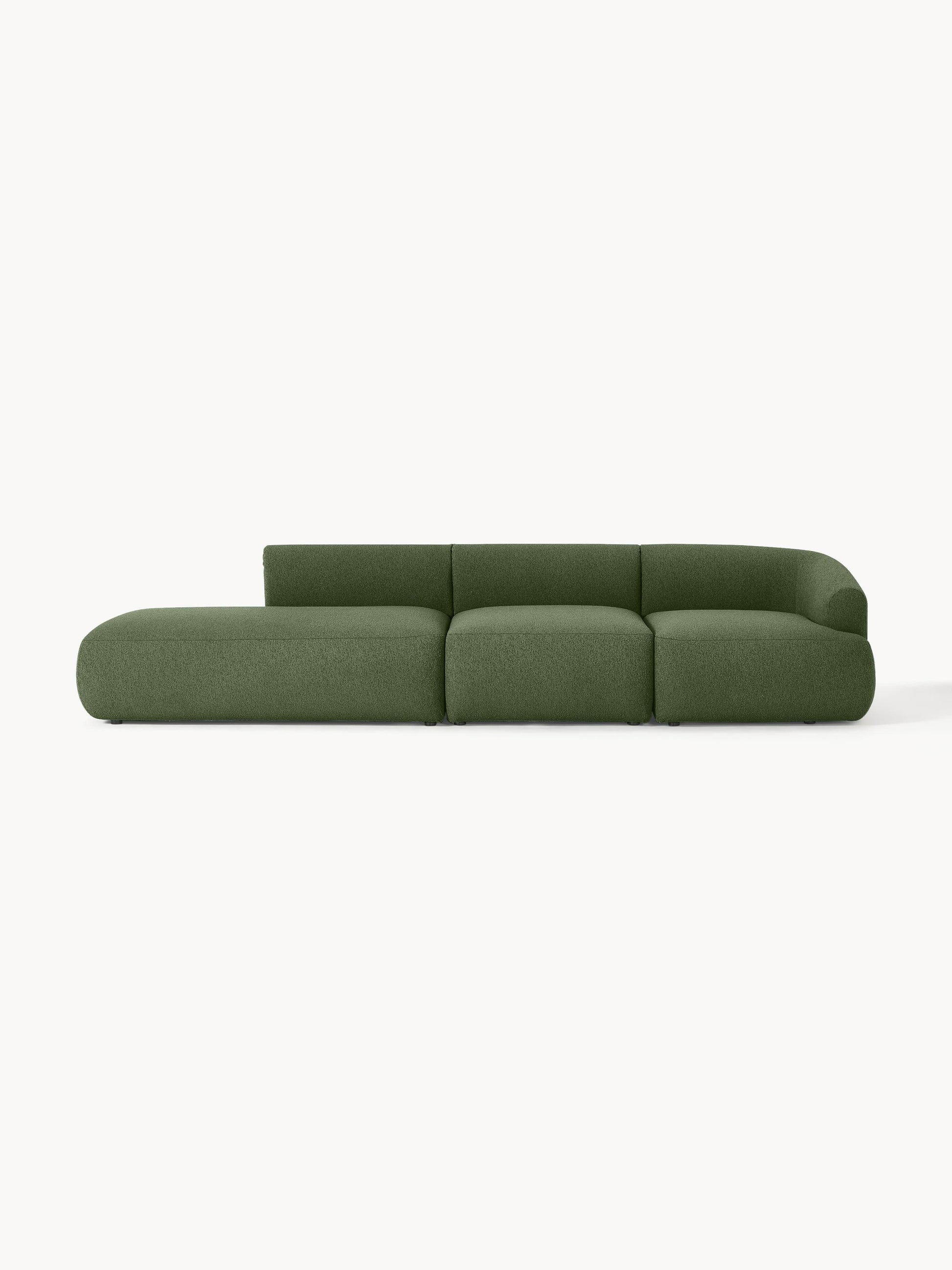 Sofia 2-Seater Modular Chaise in Bouclé