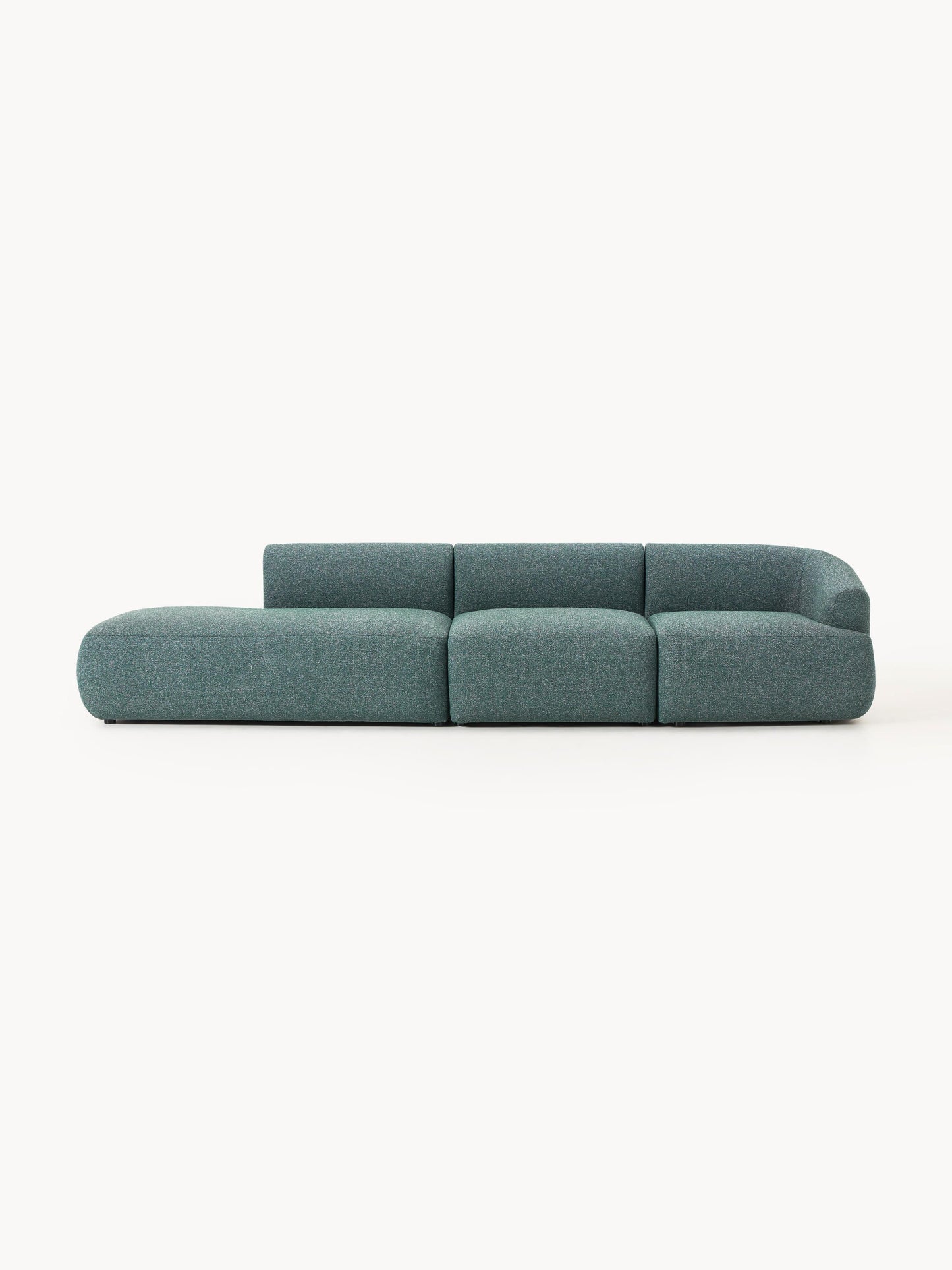Sofia 2-Seater Modular Chaise in Bouclé