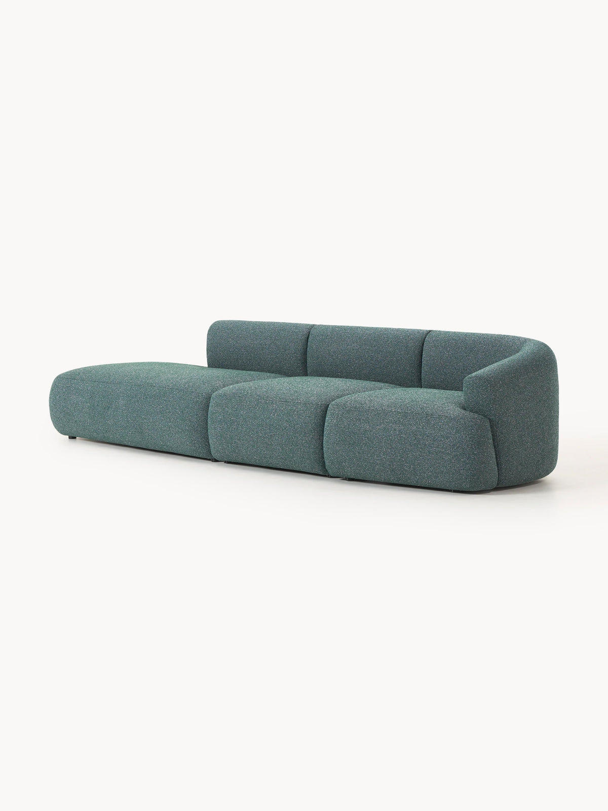 Sofia 2-Seater Modular Chaise in Bouclé