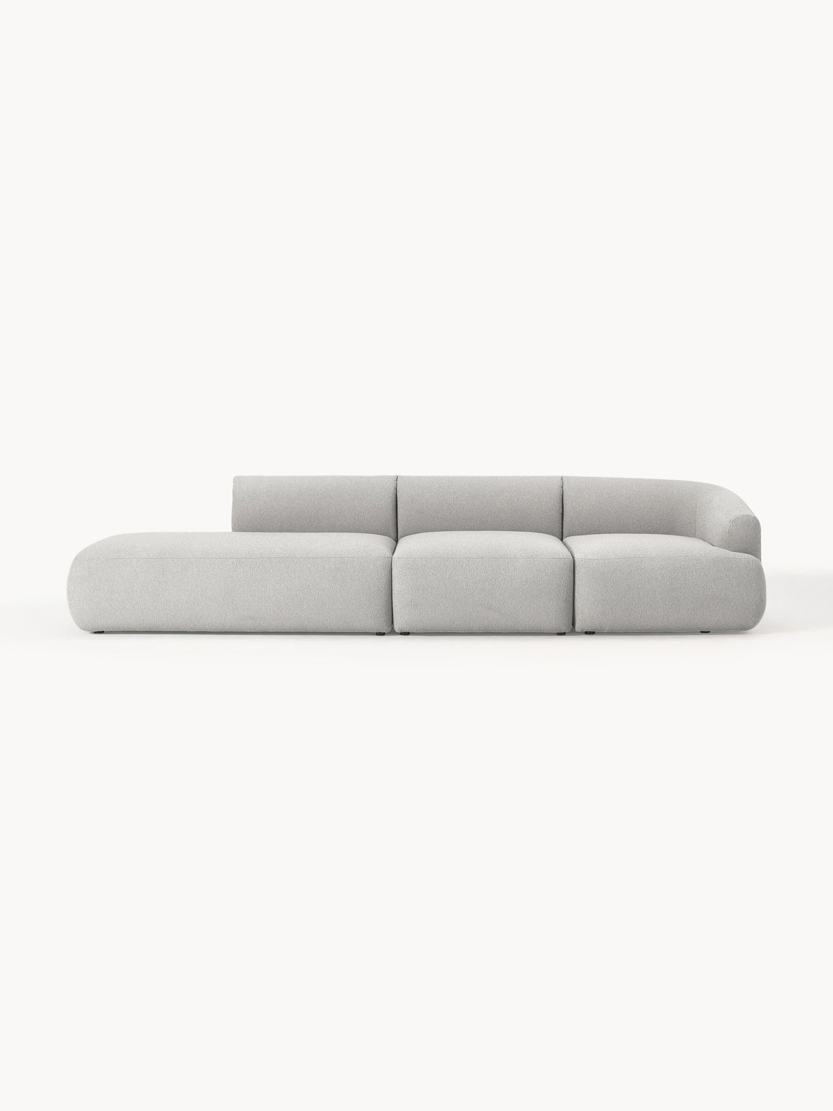 Sofia 2-Seater Modular Chaise in Bouclé