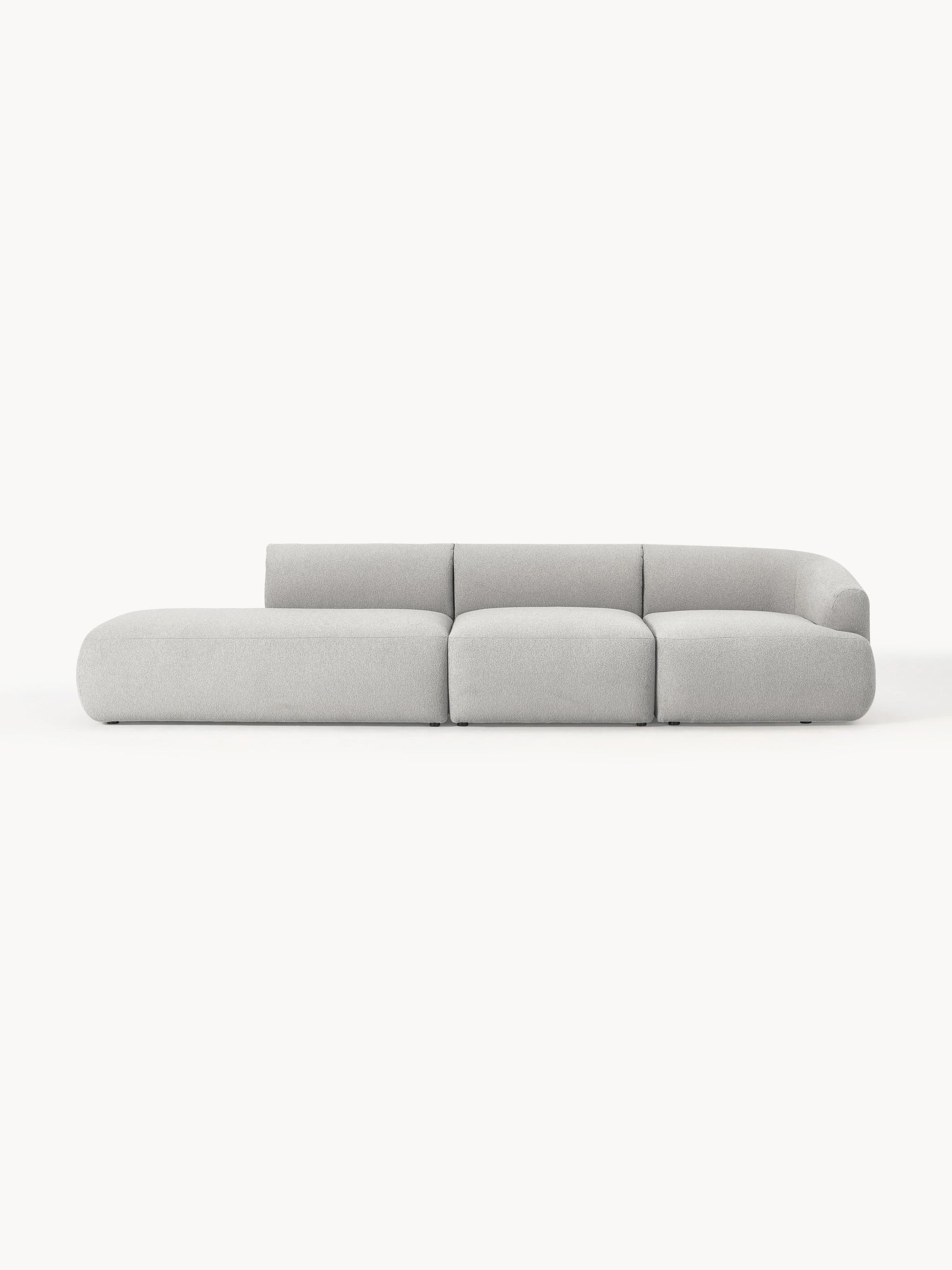 Sofia 2-Seater Modular Chaise in Bouclé