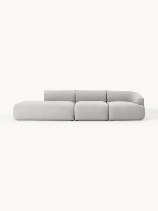 Sofia 2-Seater Modular Chaise in Bouclé