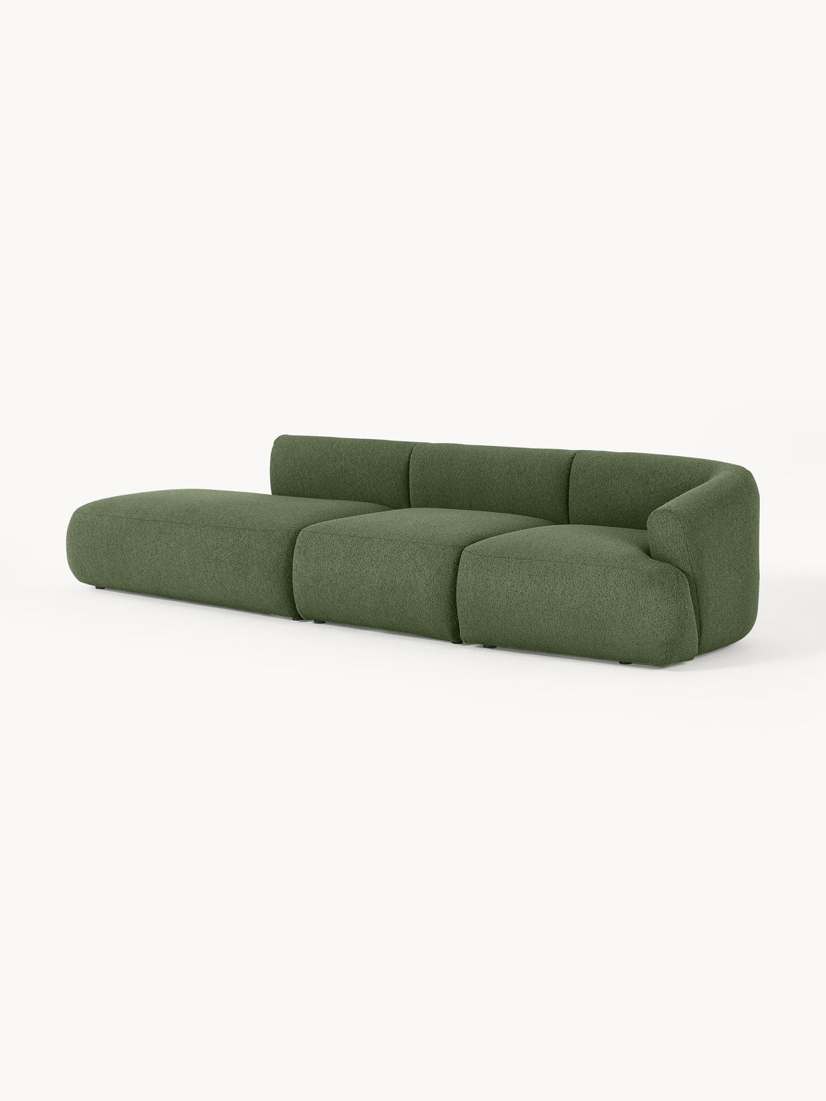 Sofia 2-Seater Modular Chaise in Bouclé