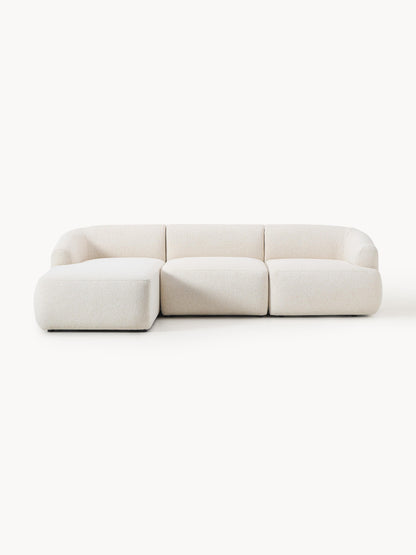 Sofia 3-Seater Modular Corner Sofa in Bouclé