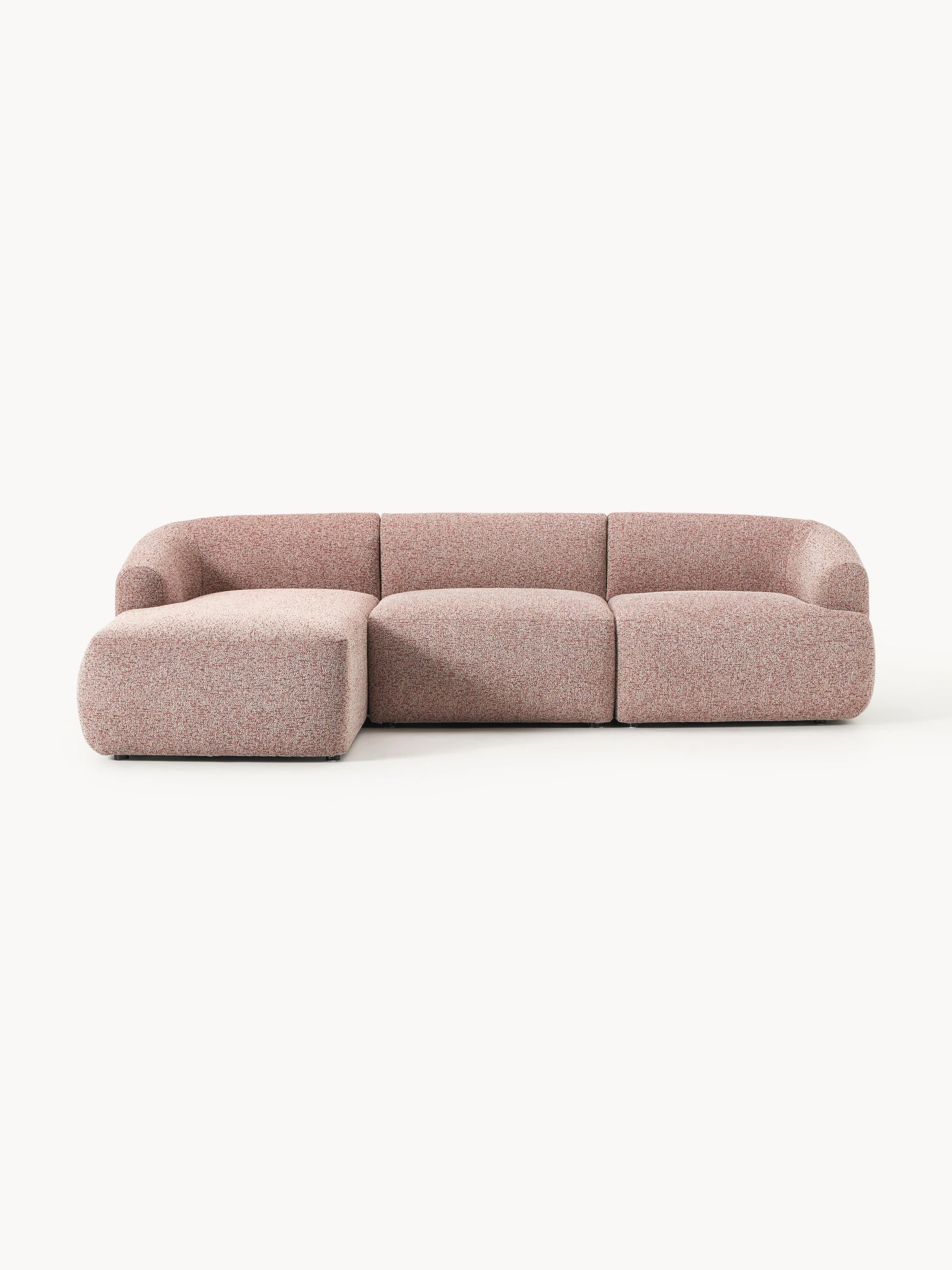Sofia 3-Seater Modular Corner Sofa in Bouclé