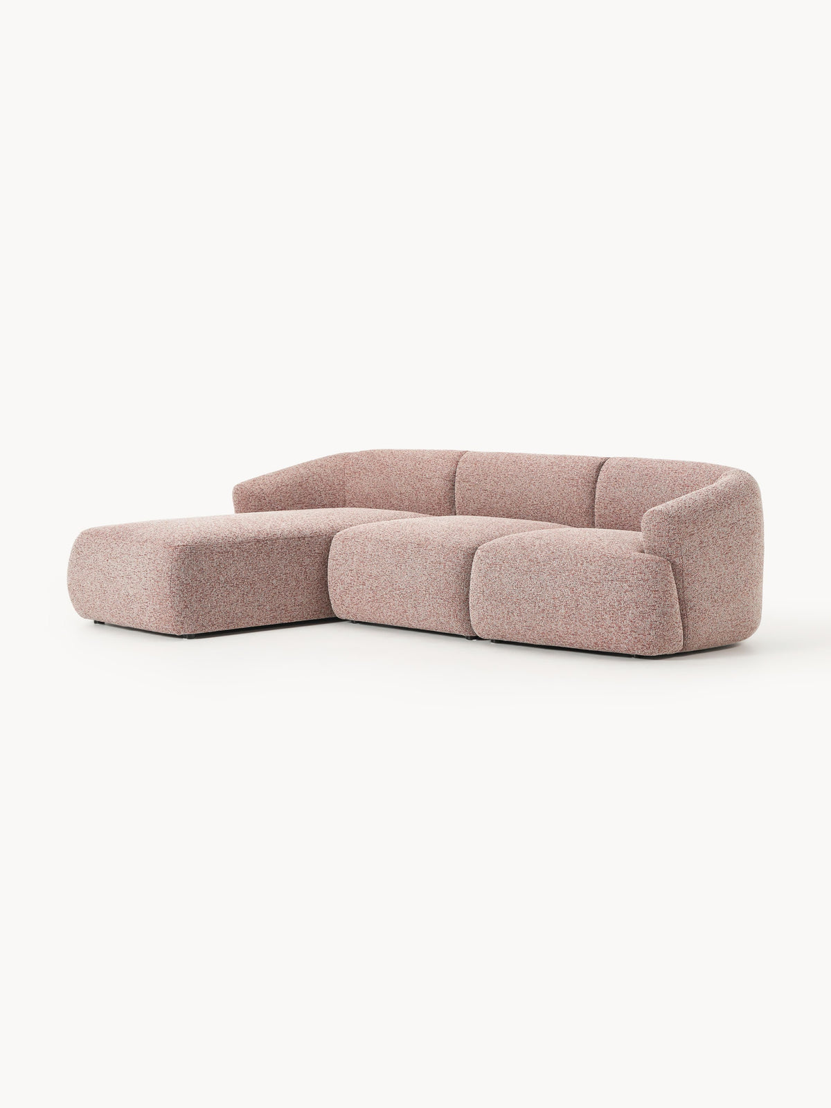Sofia 3-Seater Modular Corner Sofa in Bouclé