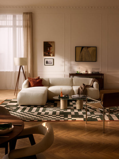 Sofia 3-Seater Modular Corner Sofa in Bouclé