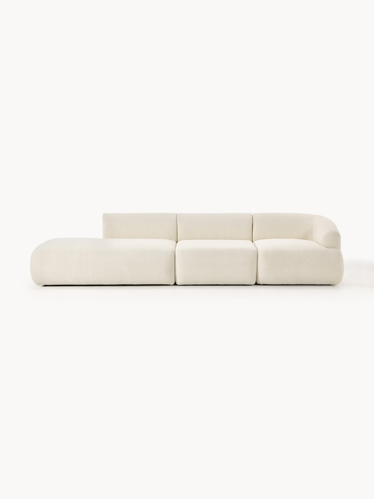 Sofia 3-Seater Modular Ottoman in Teddy