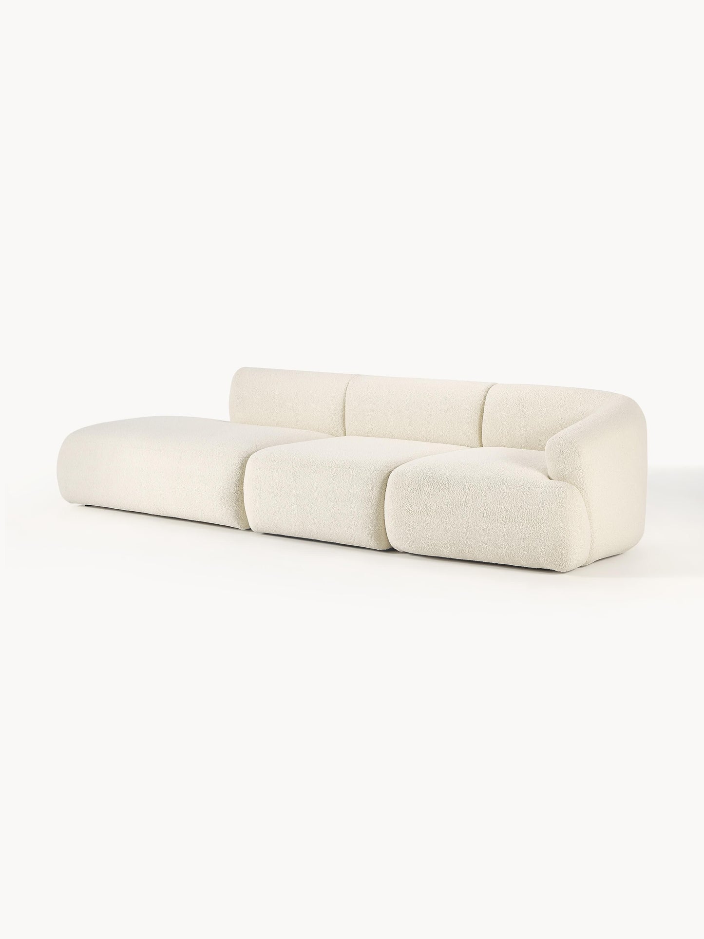 Sofia 3-Seater Modular Ottoman in Teddy