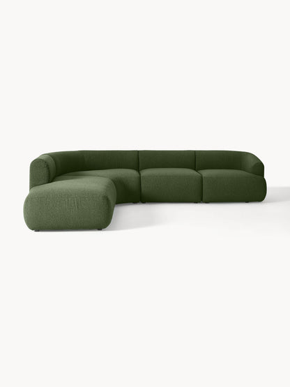 Sofia 4-Seater Modular Corner Sofa in Bouclé