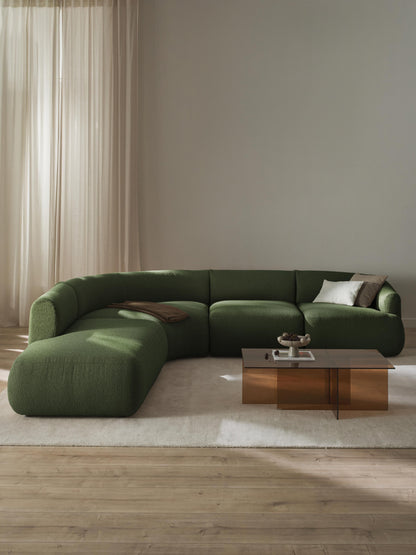 Sofia 4-Seater Modular Corner Sofa in Bouclé
