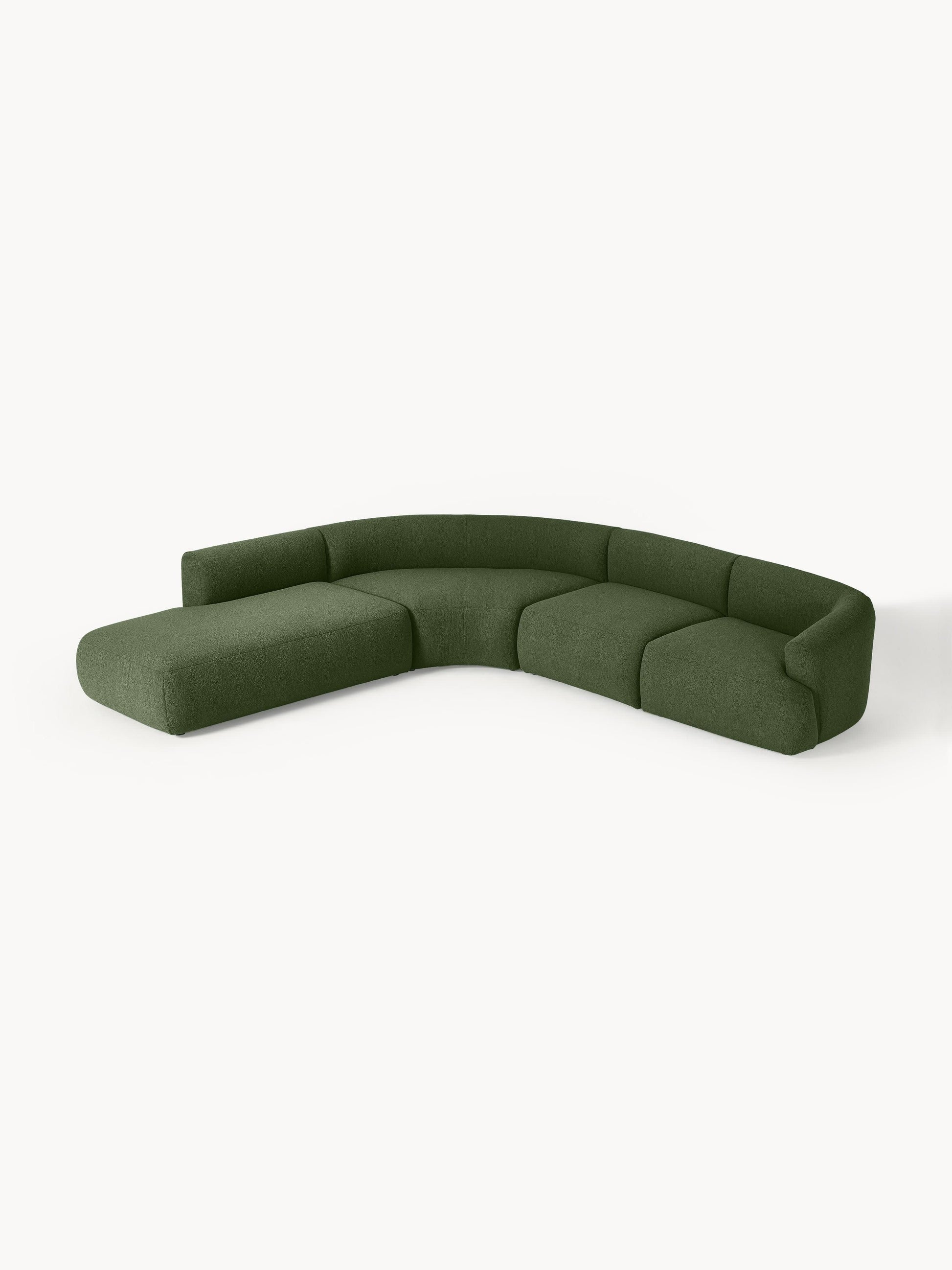 Sofia 4-Seater Modular Corner Sofa in Bouclé