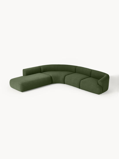 Sofia 4-Seater Modular Corner Sofa in Bouclé