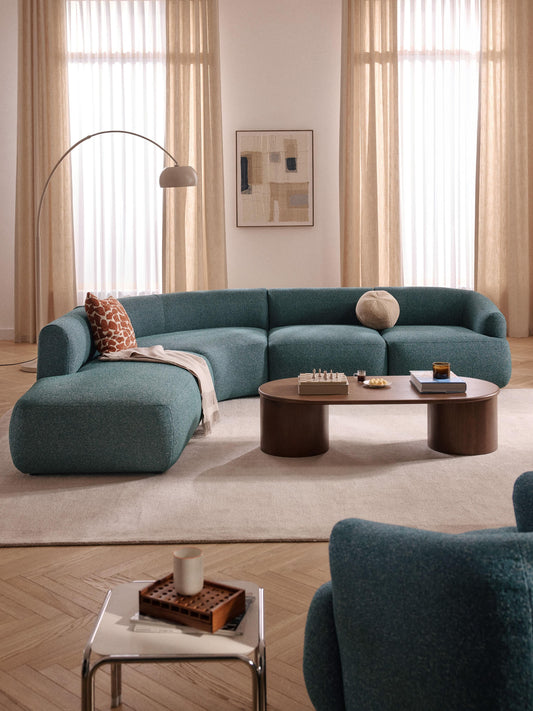 Sofia 4-Seater Modular Corner Sofa in Bouclé