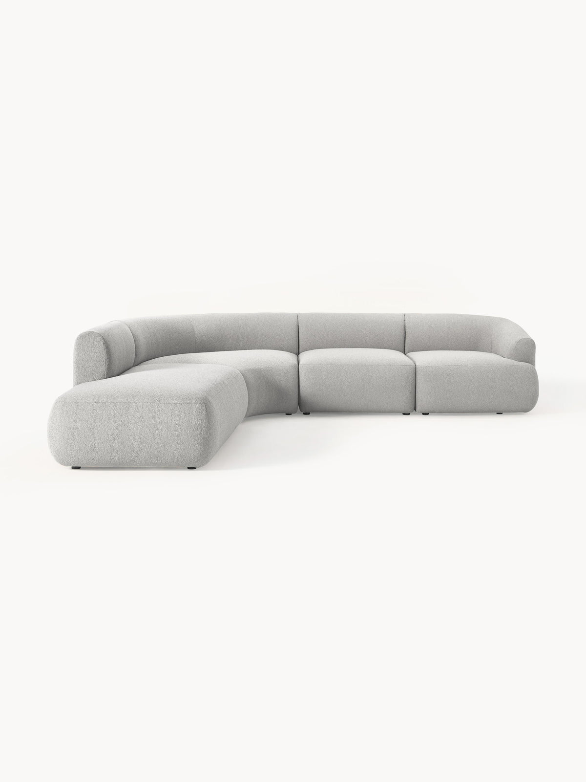 Sofia 4-Seater Modular Corner Sofa in Bouclé