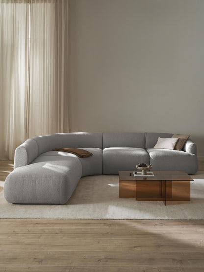 Sofia 4-Seater Modular Corner Sofa in Bouclé