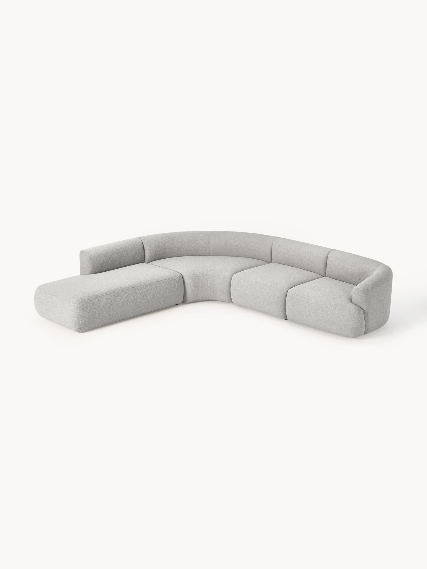 Sofia 4-Seater Modular Corner Sofa in Bouclé