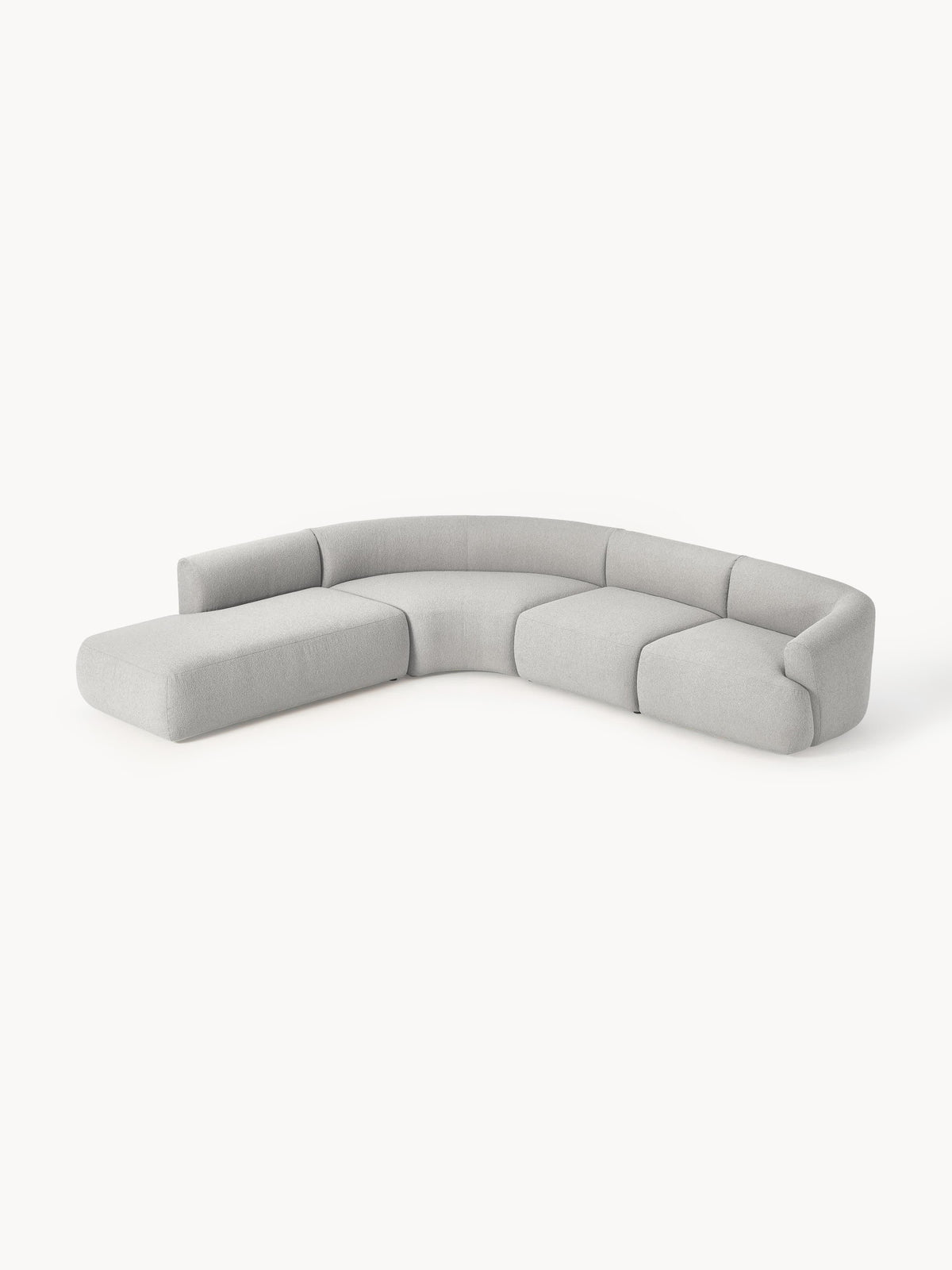 Sofia 4-Seater Modular Corner Sofa in Bouclé