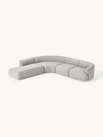 Sofia 4-Seater Modular Corner Sofa in Bouclé