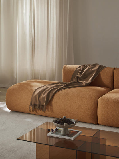 Sofia Chaise Module in Bouclé