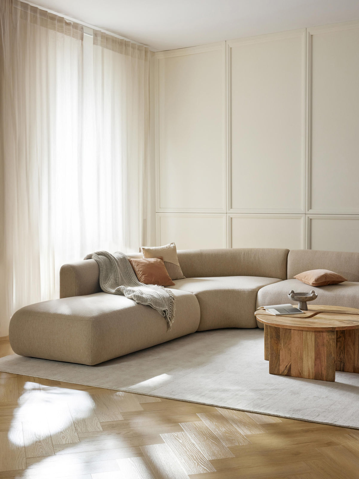 Sofia Modular Chaise Section
