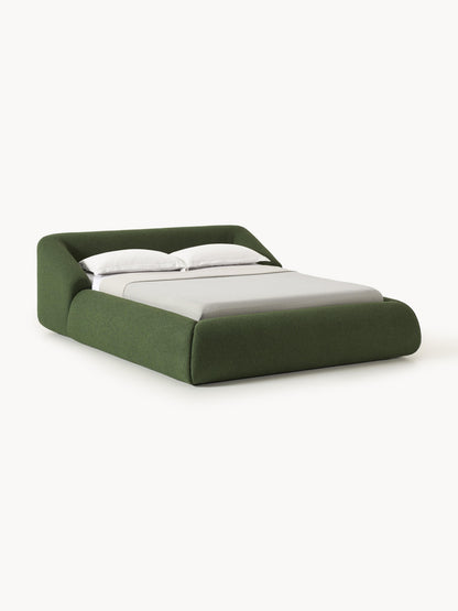 Sofia Upholstered Bed in Bouclé