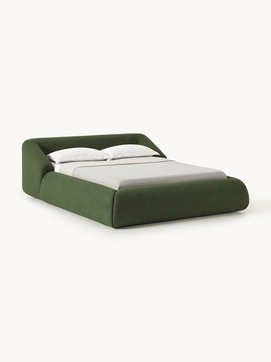 Sofia Upholstered Bed in Bouclé