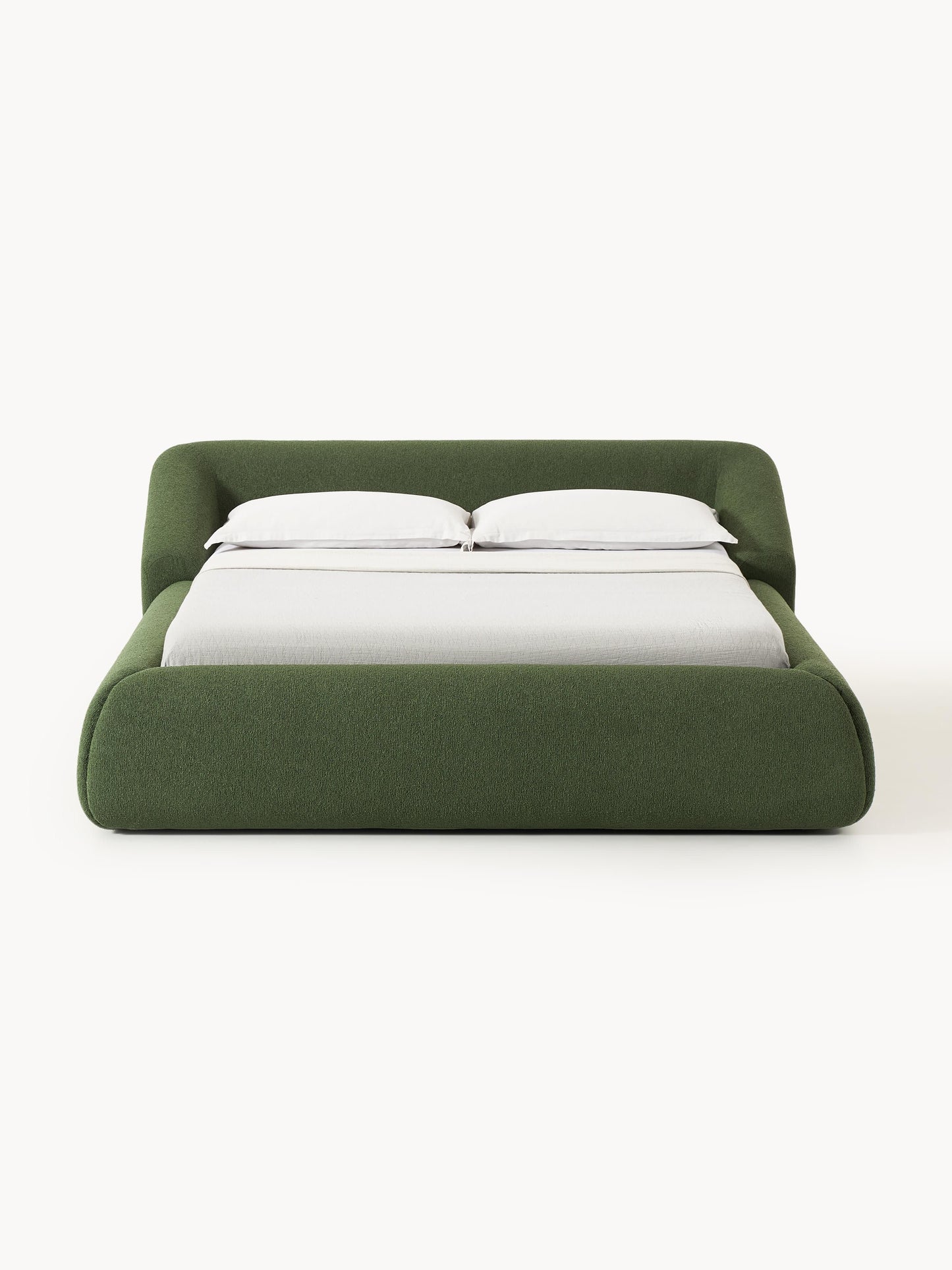 Sofia Upholstered Bed in Bouclé